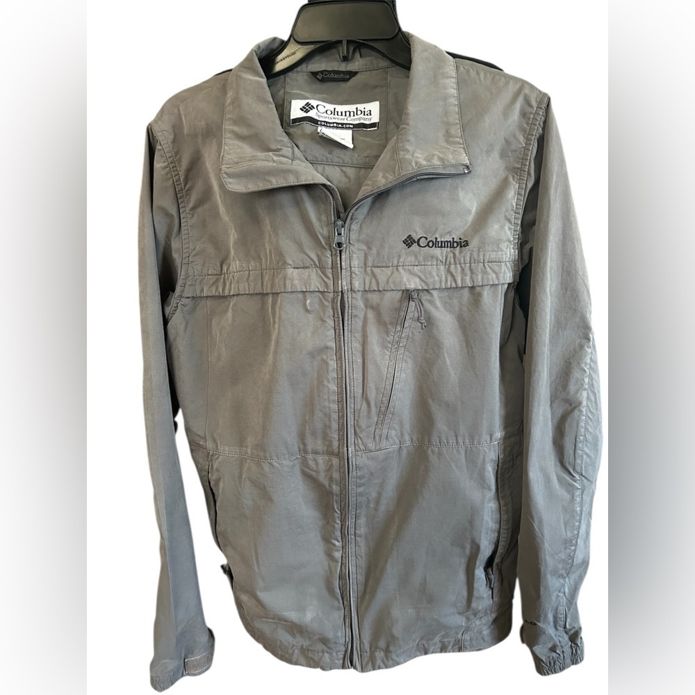 Columbia Venture Creek Gray Lightweight Trail Jacket Gorpcore Men's Medium